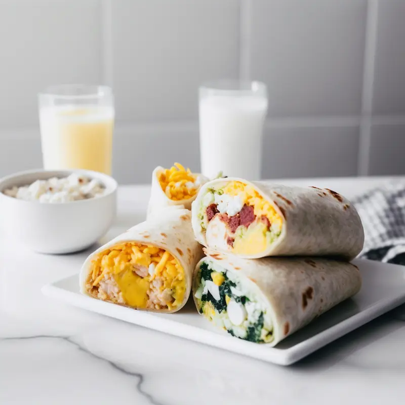 Mini Freezer Breakfast Burritos Gallery