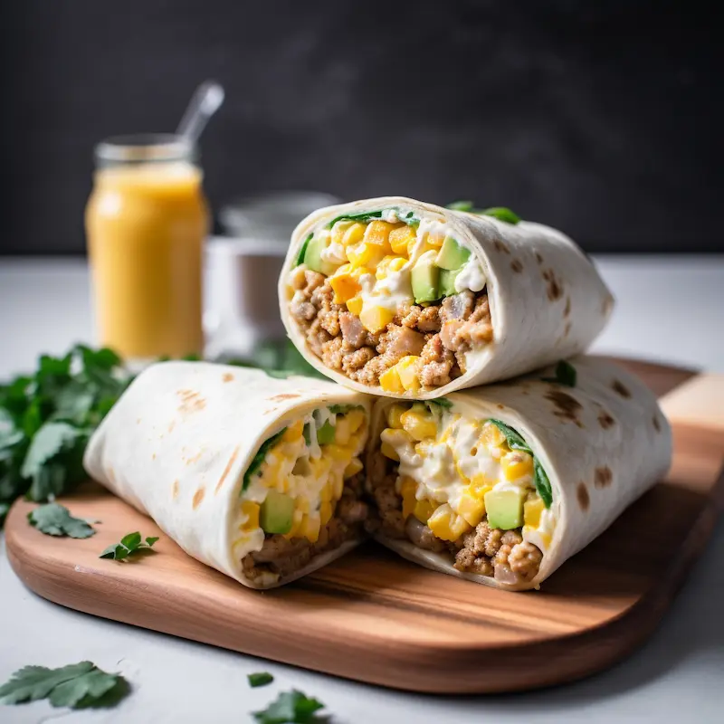 Mini Freezer Breakfast Burritos Gallery