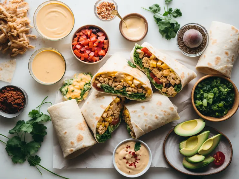 Ingredients for Freezer Breakfast Burritos