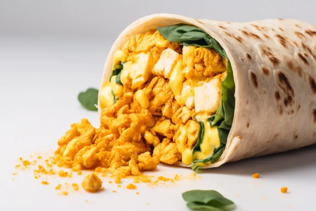 Southwest Tofu Wrap with Scramble