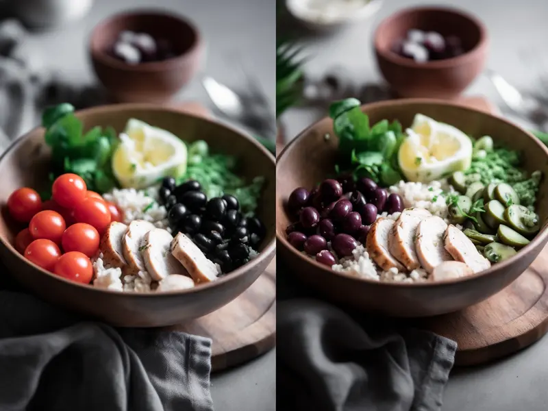 Preparing the Mediterranean Chicken Bowl