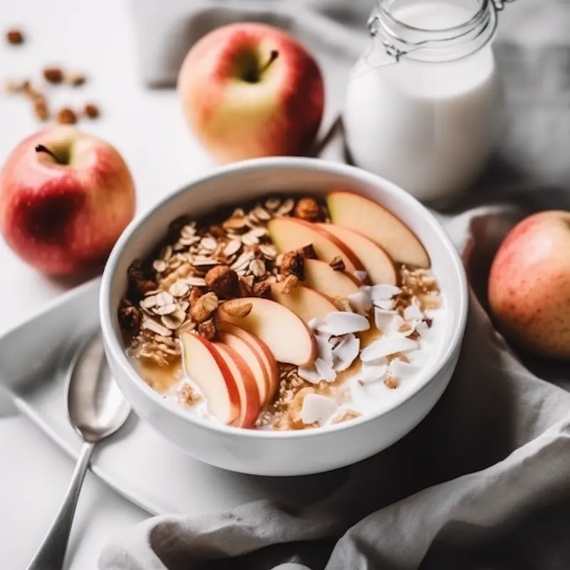 Enjoying Apple Cinnamon Oats