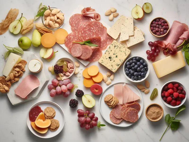 Ingredients for Meal Prep Work Lunches