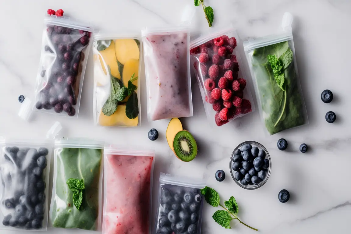 Freezer Smoothie Prep Guide